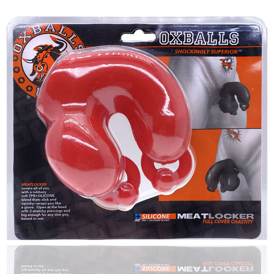 Meatlocker Chastity Red Ice | 840215120540 | Available at EroticWarehouse.com
