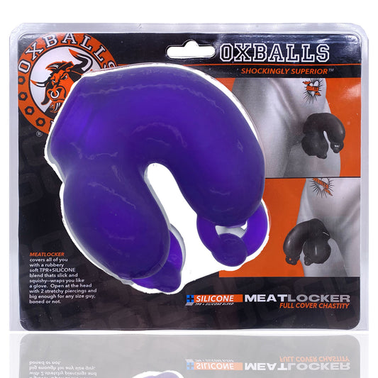 Meatlocker Chastity Eggplant Ice | 840215120564 | Available at EroticWarehouse.com