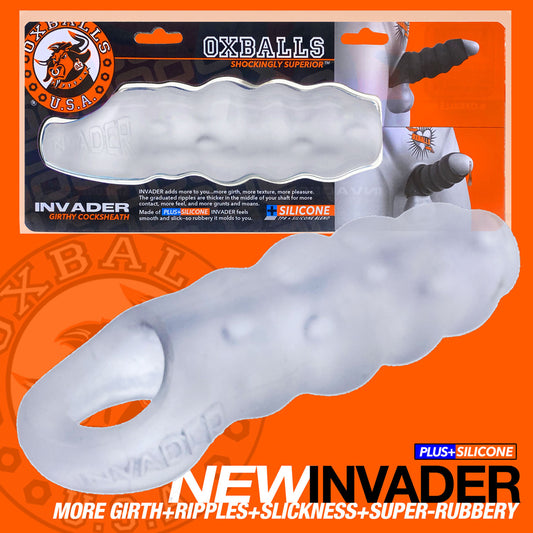 Invader Cocksheath Clear Ice | 840215120588 | Available at EroticWarehouse.com