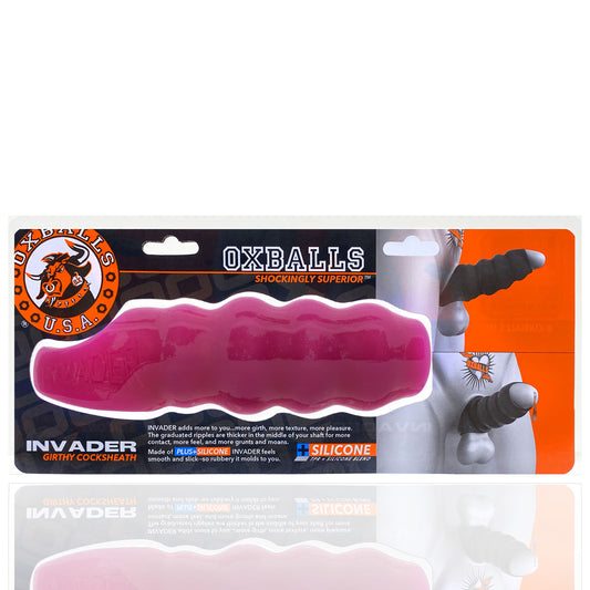 Invader Cocksheath Hot Pink Ice | 840215120601 | Available at EroticWarehouse.com