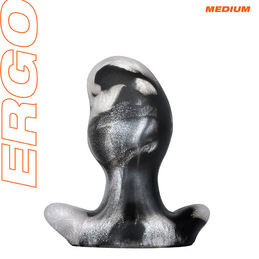 Ergo Buttplug M Platinum Swirl | 840215120694 | Available at EroticWarehouse.com