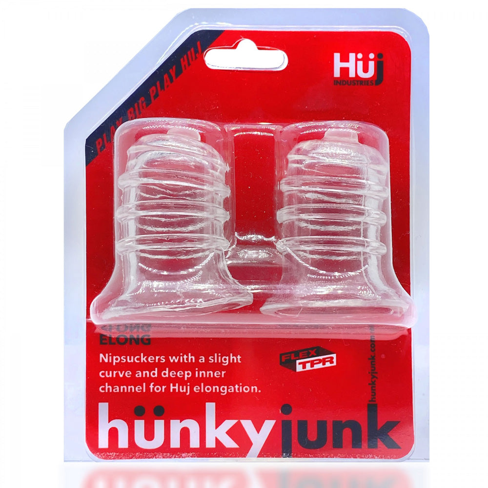 Elong Wide Base Nip Sucker Clear | 840215120816 | Available at EroticWarehouse.com