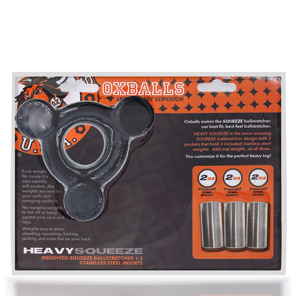 Heavy Squeeze Ballstretcher Black | 840215120922 | Available at EroticWarehouse.com