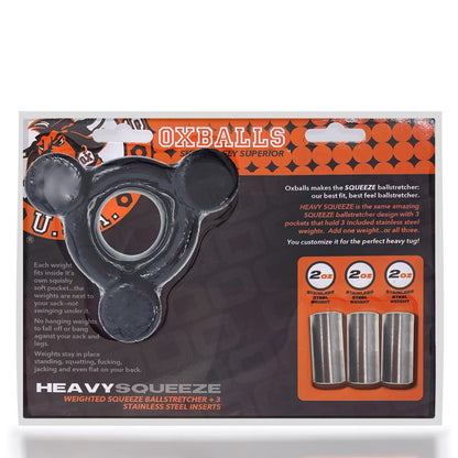 Heavy Squeeze Ballstretcher Black | 840215120922 | Available at EroticWarehouse.com