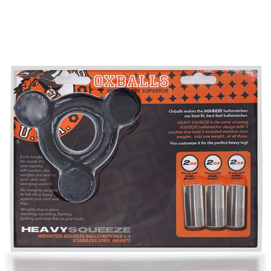 Heavy Squeeze Ballstretcher Black | 840215120922 | Available at EroticWarehouse.com