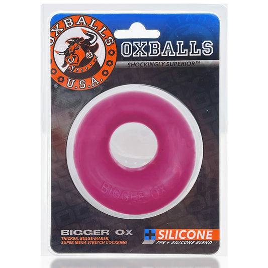 Bigger Ox Cockring Hot Pink Ice | 840215120960 | Available at EroticWarehouse.com