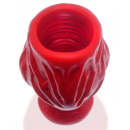 Pighole Squeal Ff Hollow Plug Red | 840215120991 | Available at EroticWarehouse.com