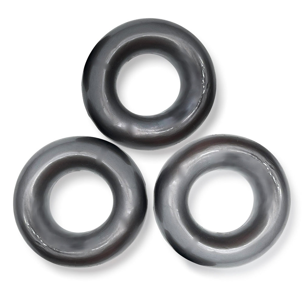Fat Willy 3-Pack Jumbo Cockrings Steel | 840215121028 | Available at EroticWarehouse.com