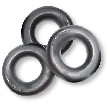 Fat Willy 3-Pack Jumbo Cockrings Steel | 840215121028 | Available at EroticWarehouse.com