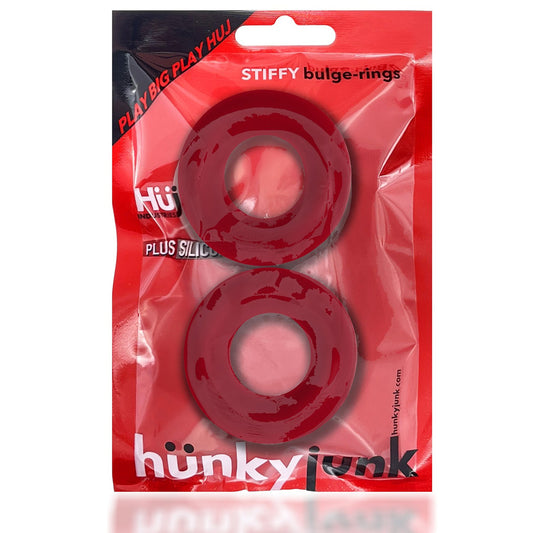Stiffy 2-Pack Cockrings Cherry Ice | 840215121103 | Available at EroticWarehouse.com