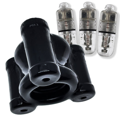 Buzz Squeeze Ballstretcher Black | 840215121219 | Available at EroticWarehouse.com