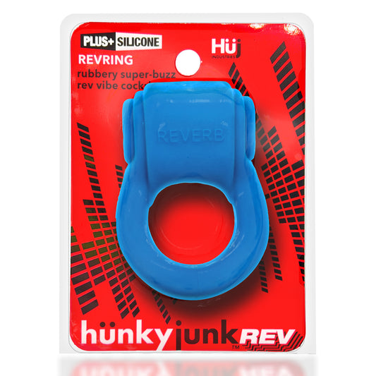 Revring Ring Teal Ice W/ Black Vibe | 840215121479 | Available at EroticWarehouse.com