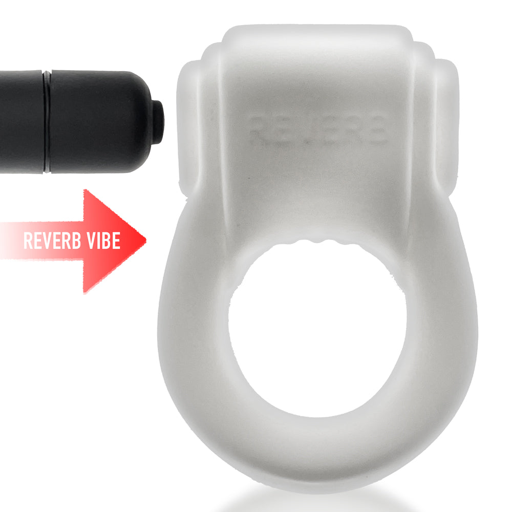Revring Ring White Ice W/ Black Vibe | 840215121486 | Available at EroticWarehouse.com