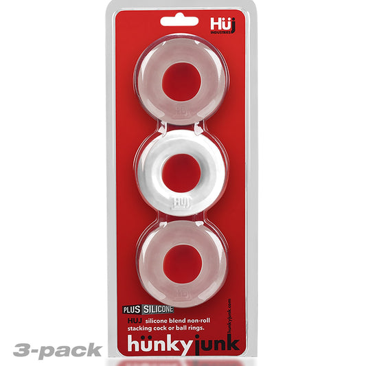 Huj3 C-Ring 3-Pack White Ice | 840215121639 | Available at EroticWarehouse.com