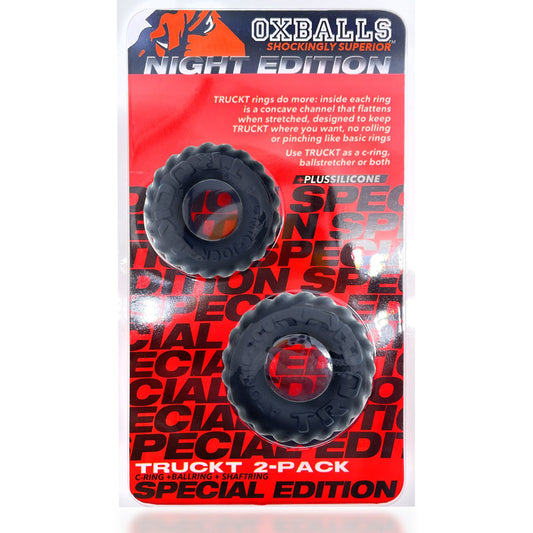 Truckt 2-Piece Cockring Night Edition | 840215121837 | Available at EroticWarehouse.com