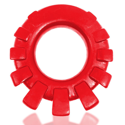 Cock-Lug Lugged Cockring Red | 840215122100 | Available at EroticWarehouse.com
