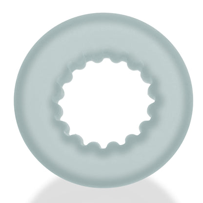 Axis Rib Griphold Cockring Clear Ice | 840215122476 | Available at EroticWarehouse.com
