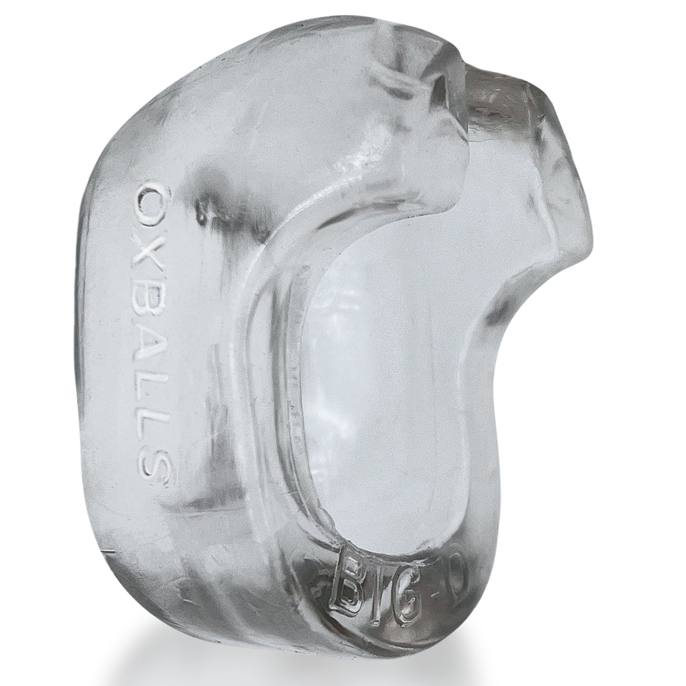 Big-D Shaft Grip Cockring Clear | 840215122506 | Available at EroticWarehouse.com