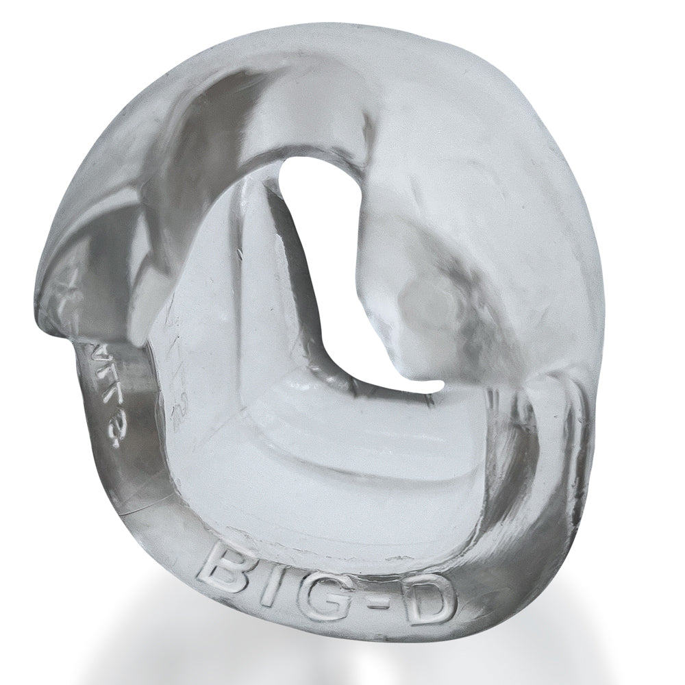 Big-D Shaft Grip Cockring Clear | 840215122506 | Available at EroticWarehouse.com