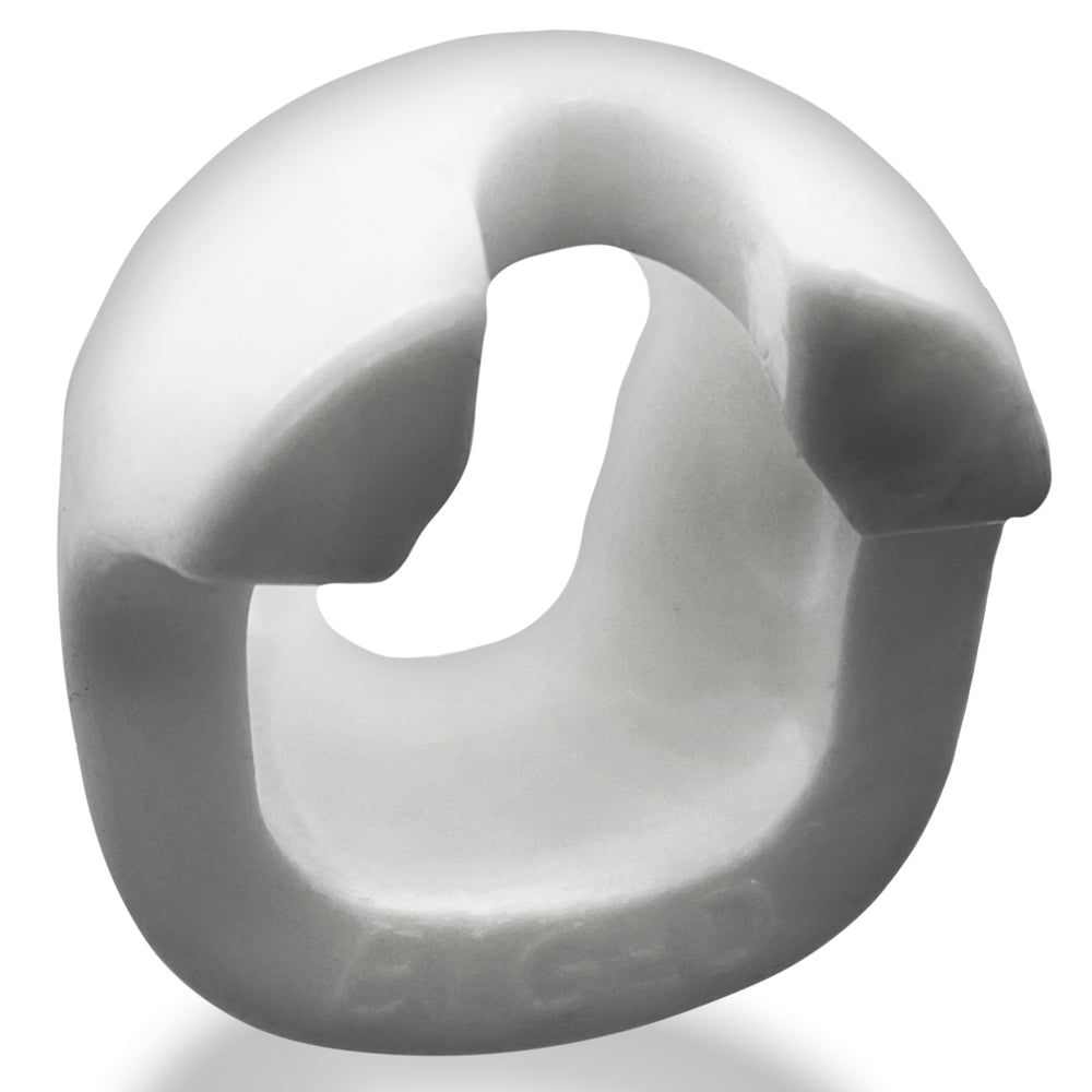 Big-D Shaft Grip Cockring White | 840215122513 | Available at EroticWarehouse.com