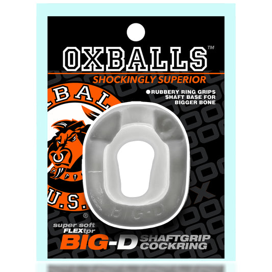 Big-D Shaft Grip Cockring White | 840215122513 | Available at EroticWarehouse.com