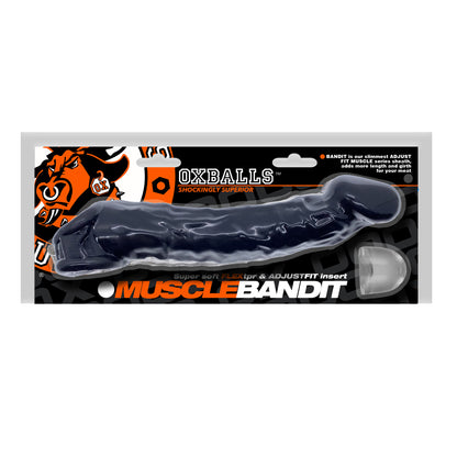 Muscle Bandit Slimmest Muscle Cocksheath Black | 840215122896 | Available at EroticWarehouse.com