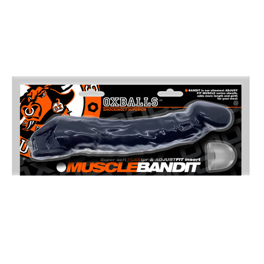 Muscle Bandit Slimmest Muscle Cocksheath Black | 840215122896 | Available at EroticWarehouse.com