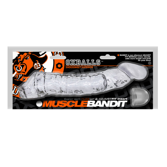 Muscle Bandit Slimmest Muscle Cocksheath Clear | 840215122902 | Available at EroticWarehouse.com