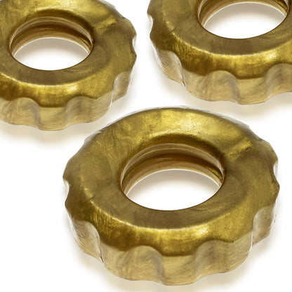 Super Huj 3-Pack Cockrings Bronze Metallic | 840215123138 | Available at EroticWarehouse.com