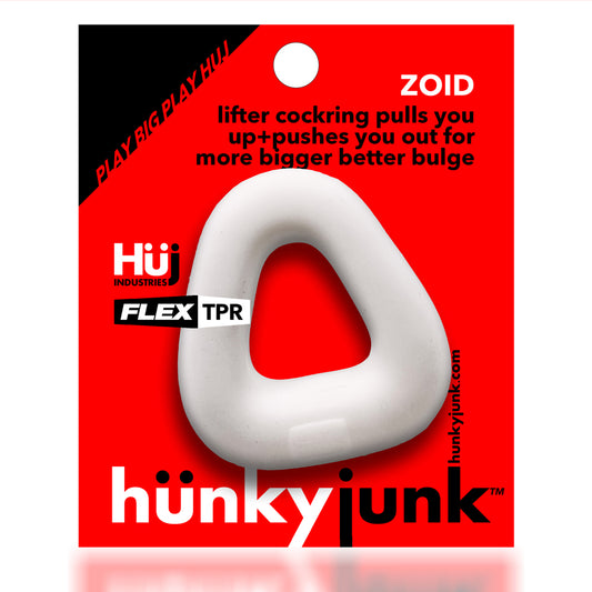 Zoid Trapaziod Lifter Cockring White Ice | 840215123152 | Available at EroticWarehouse.com