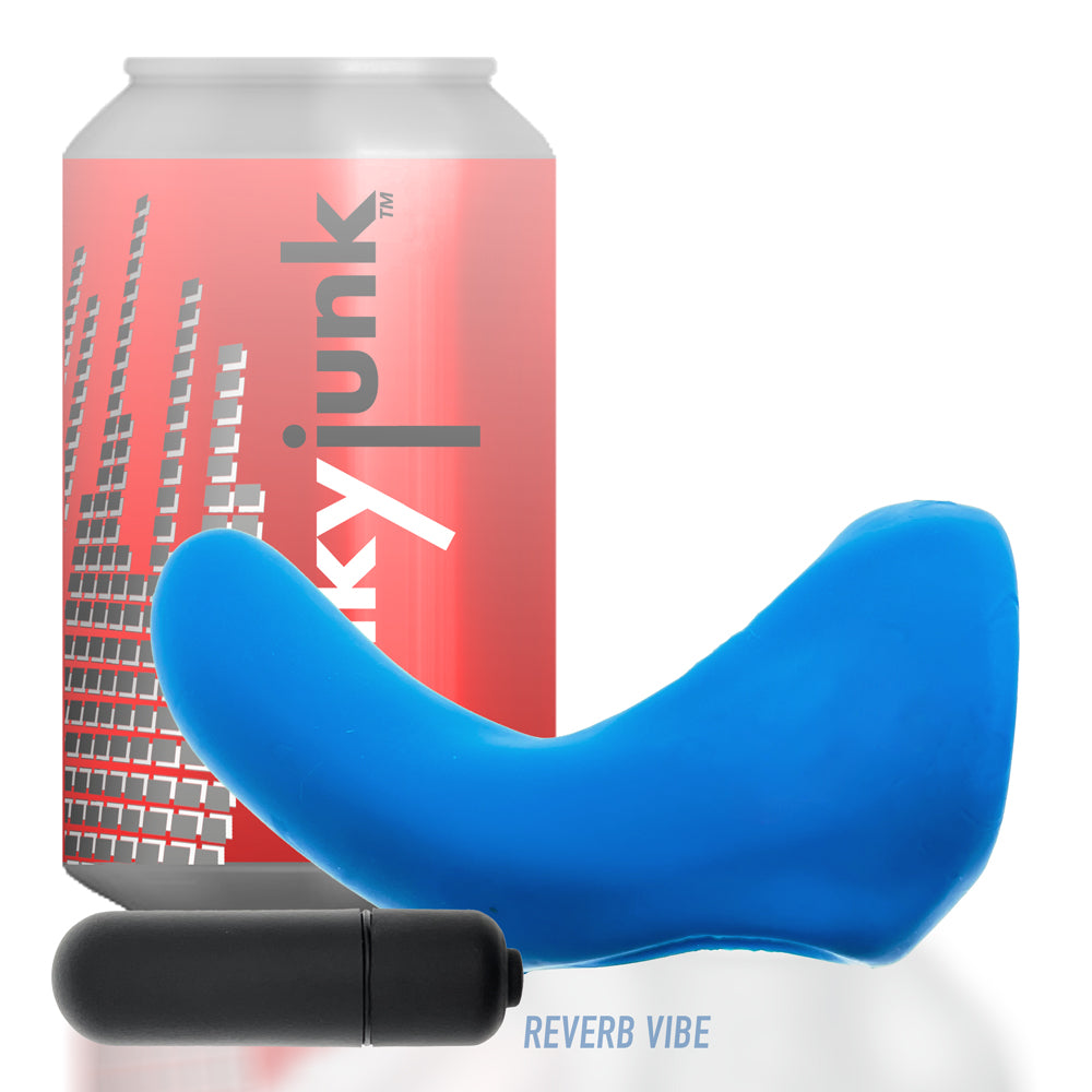 Buzzfuck Sling With Taint Vibe Teal Ice | 840215123183 | Available at EroticWarehouse.com
