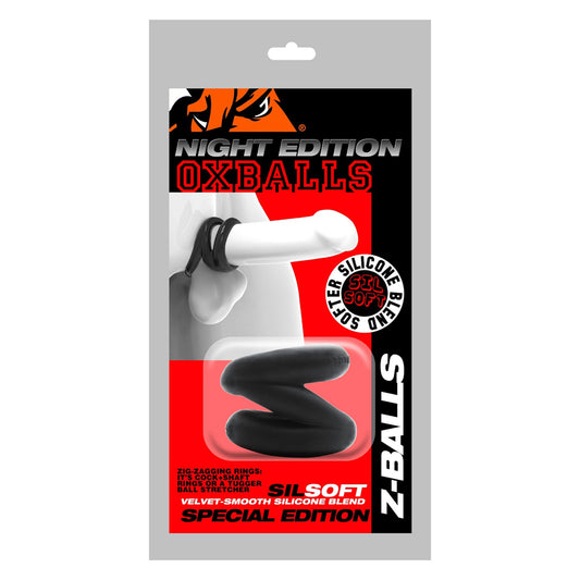 Z-Balls Triple Stack Cockring Night Edition | 840215126566 | Available at EroticWarehouse.com