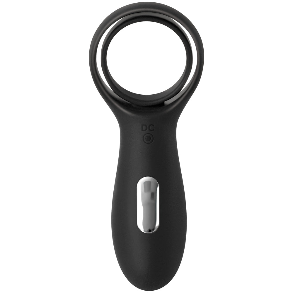 The Rechargeable Torpedo Black Vibrating Ring | 844477011813 | Available at EroticWarehouse.com