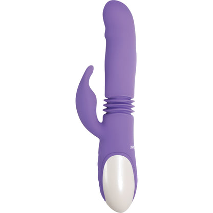 Thick & Thrust Bunny Purple Rabbit Vibrator | 844477012872 | Available at EroticWarehouse.com
