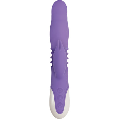 Thick & Thrust Bunny Purple Rabbit Vibrator | 844477012872 | Available at EroticWarehouse.com
