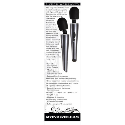 Mighty Metallic Wand | 844477013176 | Available at EroticWarehouse.com