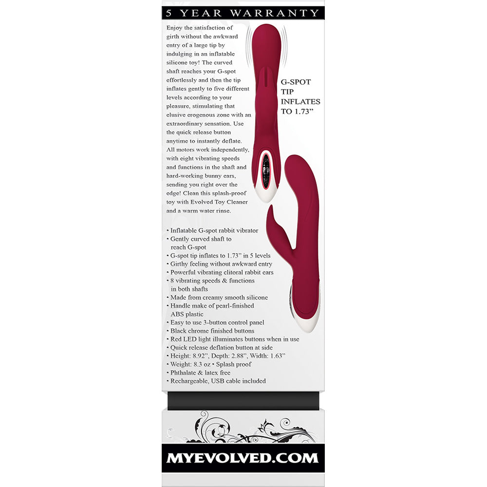 Inflatable Bunny | 844477015576 | Available at EroticWarehouse.com