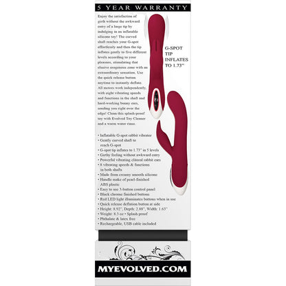 Inflatable Bunny | 844477015576 | Available at EroticWarehouse.com