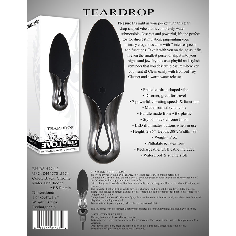 Teardrop | 844477015774 | Available at EroticWarehouse.com