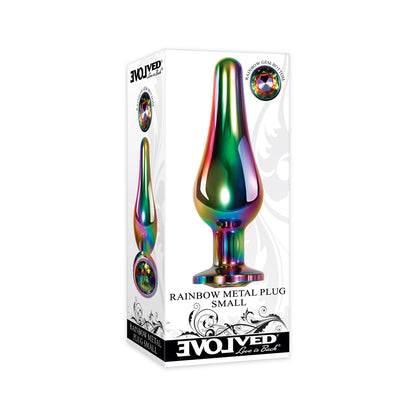 Rainbow Metal Plug Small | 844477018546 | Available at EroticWarehouse.com