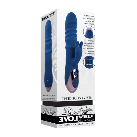 The Ringer Double Ring Shaft Dual Stim | 844477021232 | Available at EroticWarehouse.com