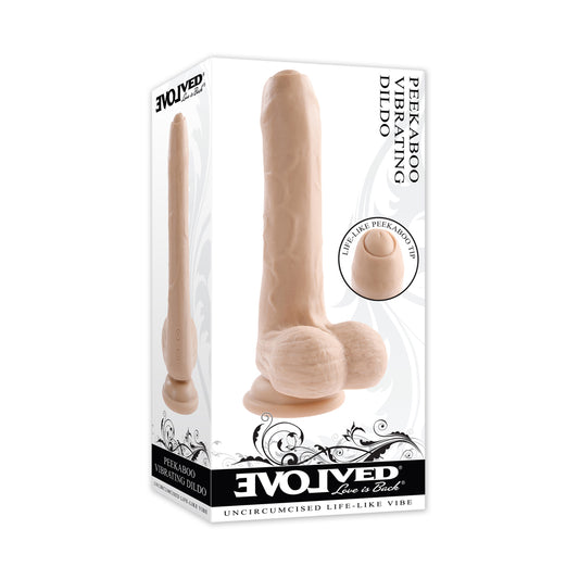 Peek A Boo Vibrating Dildo Light | 844477022772 | Available at EroticWarehouse.com