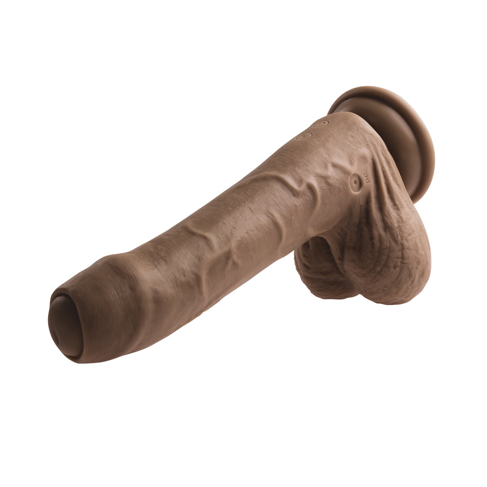 Peek A Boo Vibrating Dildo Dark | 844477022789 | Available at EroticWarehouse.com