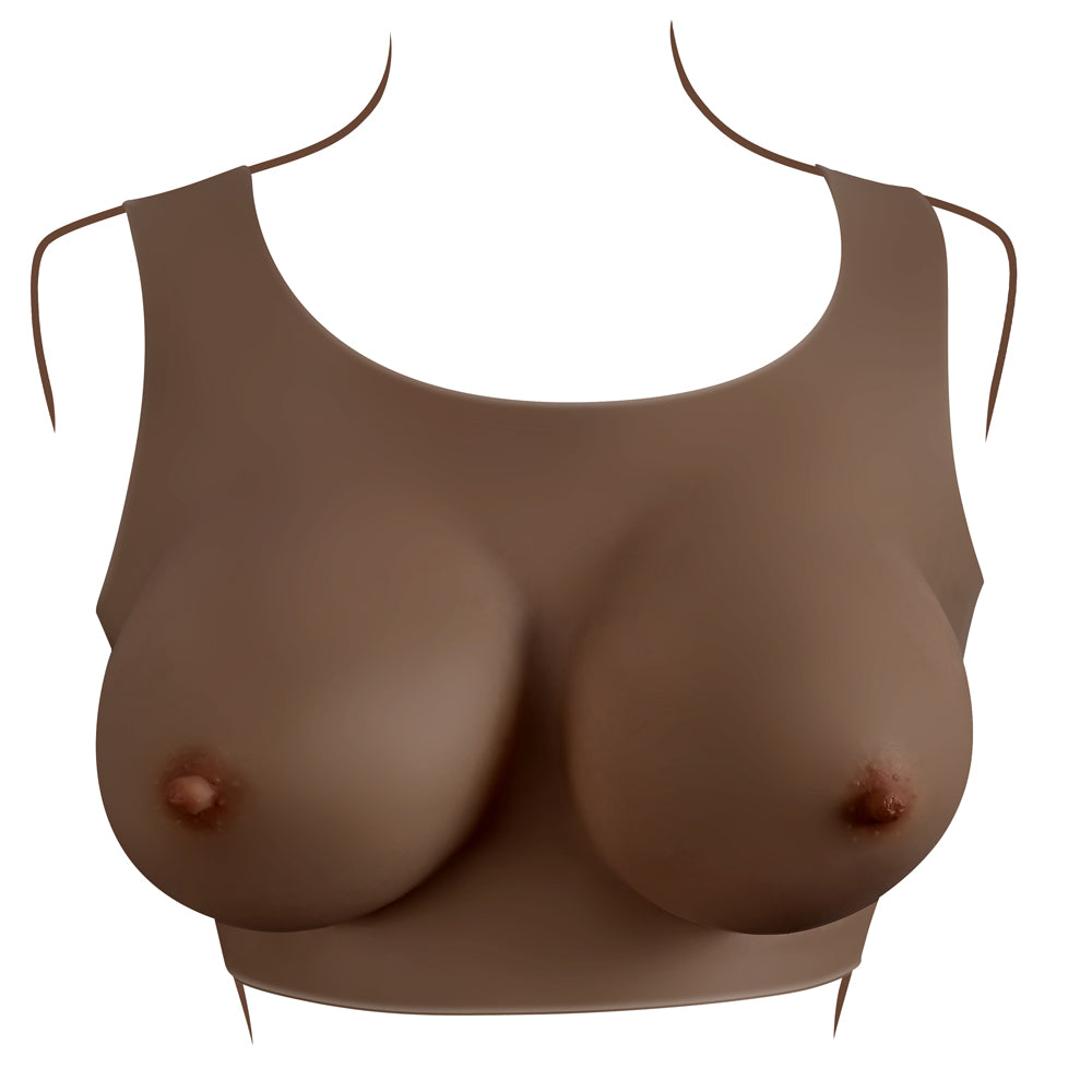 Undergarments Plate D-Cup Dark | 844477024011 | Available at EroticWarehouse.com