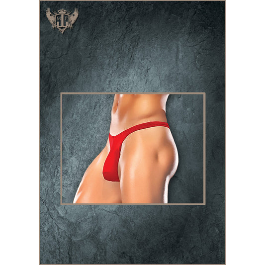 Nylon Spandex Bong Thong Red L/Xl | 845830044394 | Available at EroticWarehouse.com