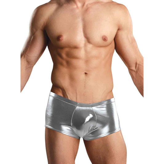 Heavy Metal Mini Short Silver S | 845830045131 | Available at EroticWarehouse.com