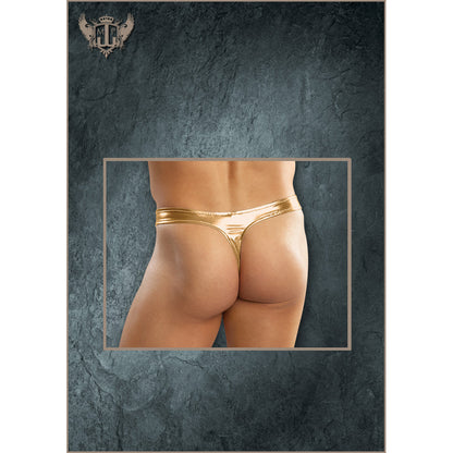 Heavy Metal Bong Thong Gold S/M | 845830045681 | Available at EroticWarehouse.com