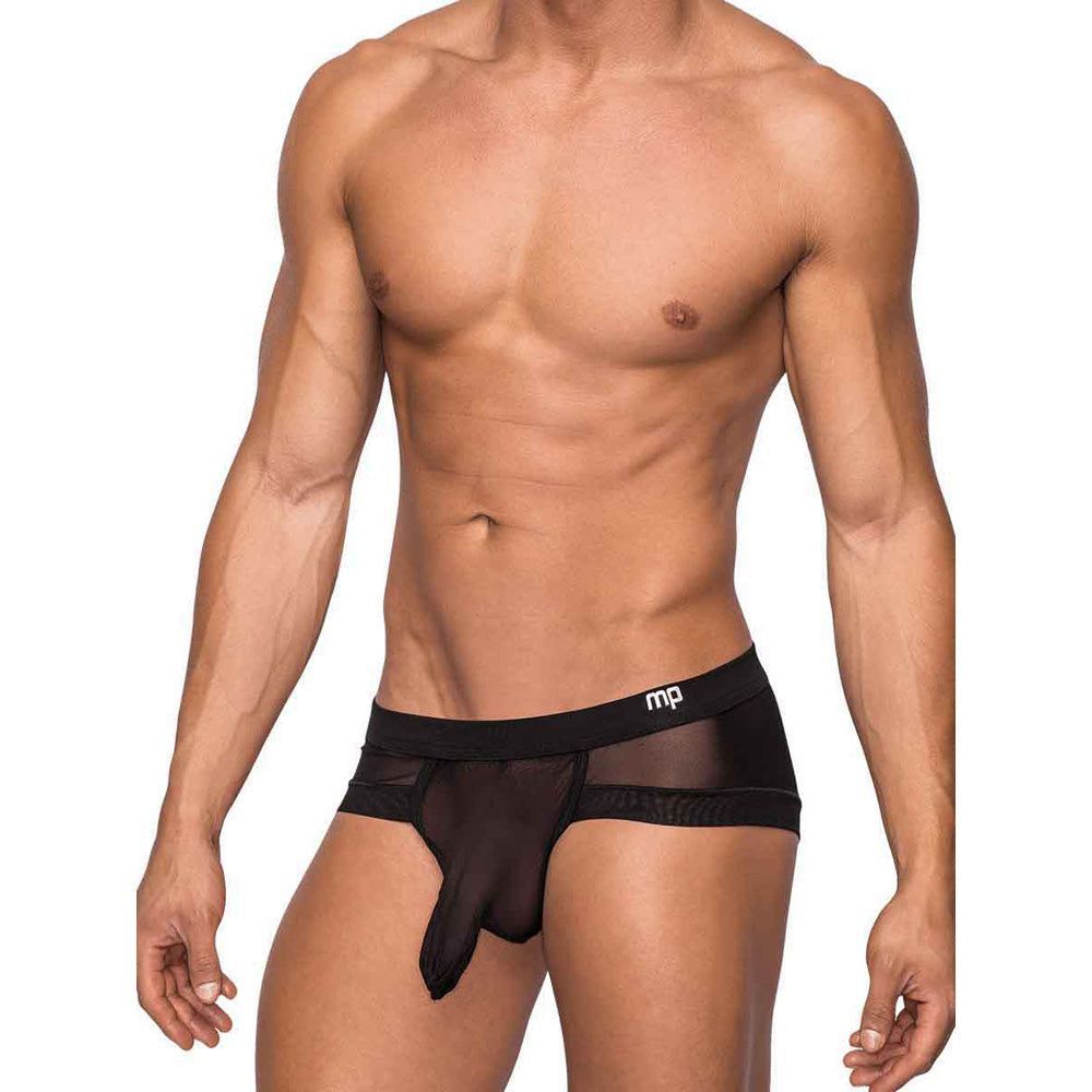 Hoser Micro Mini Hose Short Black L | 845830073042 | Available at EroticWarehouse.com