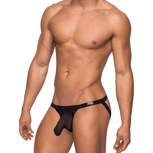 Hoser Hose Jock Black S/M | 845830073134 | Available at EroticWarehouse.com