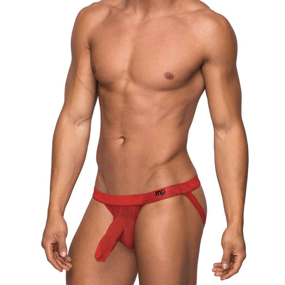 Hoser Hose Jock Red L/Xl | 845830073141 | Available at EroticWarehouse.com